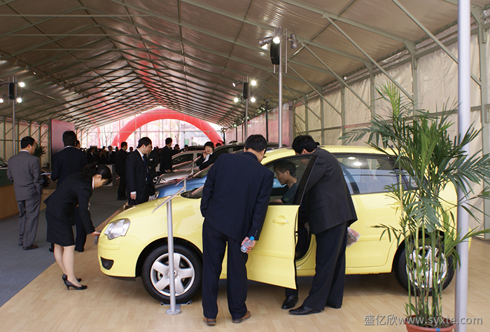 安徽宣城車展篷房搭建