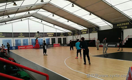 籃球館篷房內部 籃球館篷房內部