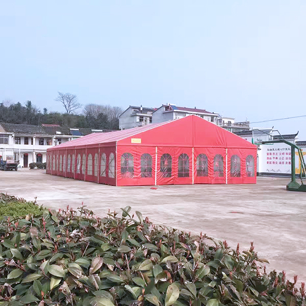 農村紅色婚禮篷房
