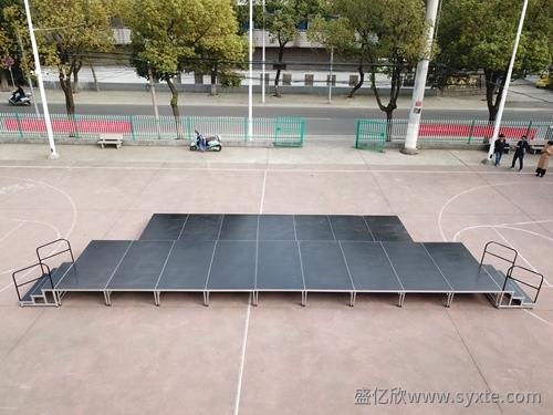 折疊舞臺拼接帶臺階