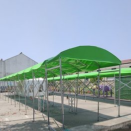 小型青色核酸檢測點棚